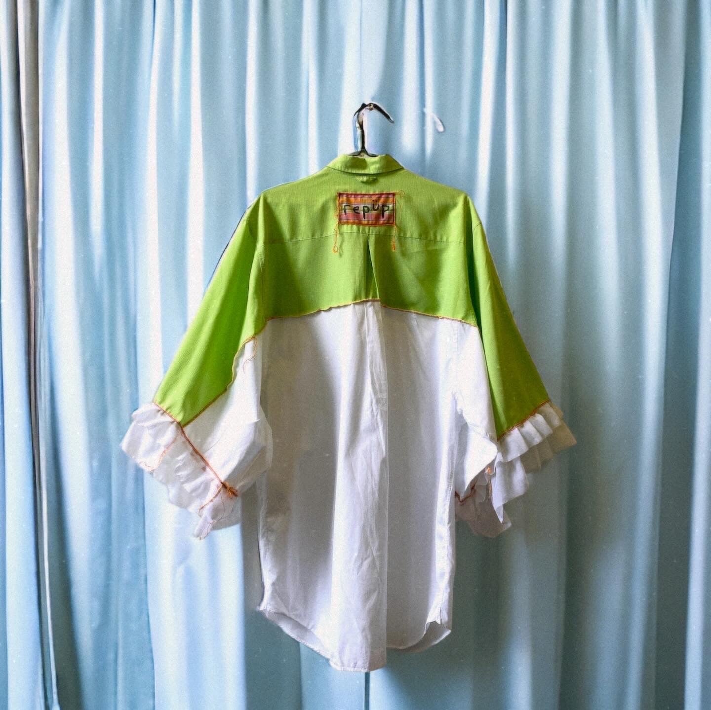 repüp summer lineral shirt with frillz