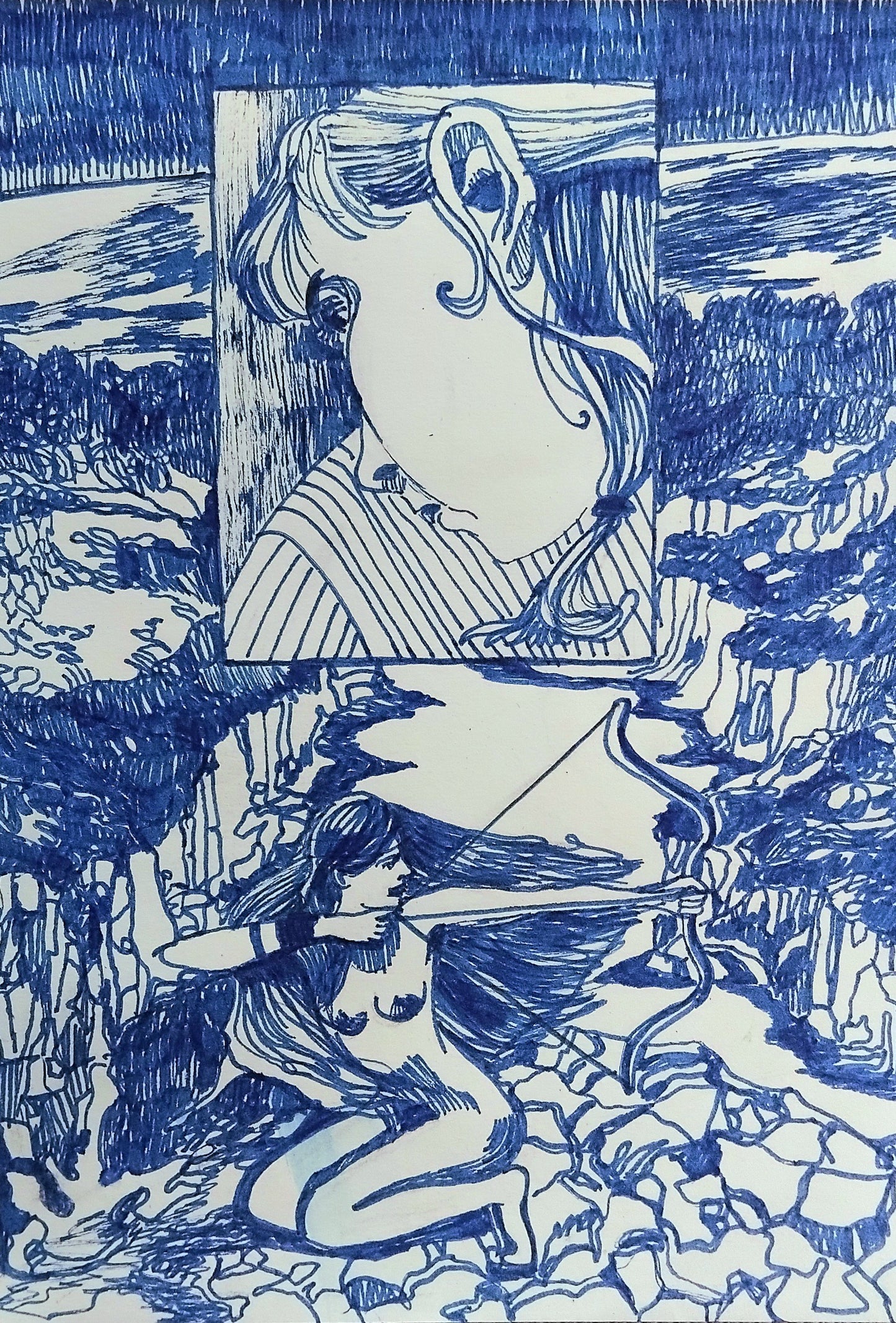 Strong like the ocean - gentle like rain - river wash my tears away