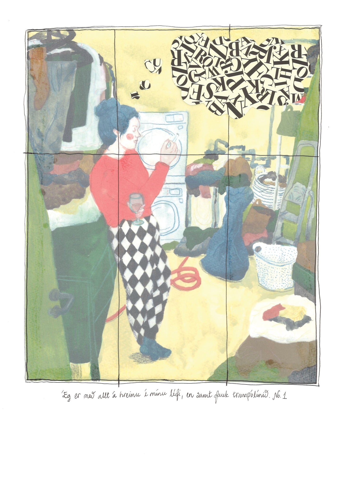 I have everything under control in my life, but still the trampoline blew away. Nr 1